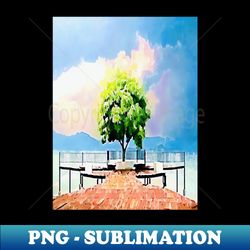 tree landscape - Exclusive Sublimation Digital File - Instantly Transform Your Sublimation Projects