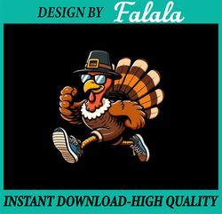 PNG ONLY- Running Turkey- Turkey Trot Png, Running Thanksgiving Do exercise Png, Thanksgiving Png, Digital Download