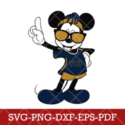 Florida International Panthers_mickey NCAA 2SVG Cricut, Mickey NCAA Team SVG DXF EPS PNG Files