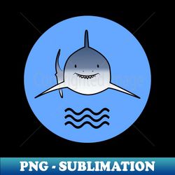 Cute Shark Sign - Stylish Sublimation Digital Download - Enhance Your Apparel with Stunning Detail