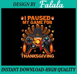 PNG ONLY- Thanksgiving Fall Gaming Controller Turkey Funny Png, Cute Turkey Gamer Png, Thanksgiving Png, Digital Downloa
