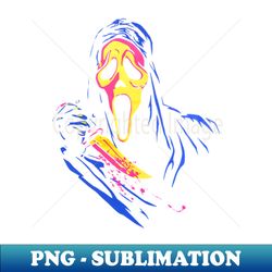 the scream full color - Trendy Sublimation Digital Download - Perfect for Personalization