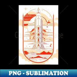 Spaceship Fun - Decorative Sublimation PNG File - Vibrant and Eye-Catching Typography