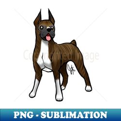 dog - boxer - brindle - unique sublimation png download - unleash your creativity