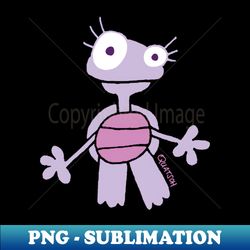 purple baby turtle - instant sublimation digital download - create with confidence