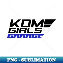KDM GARAGE - Instant PNG Sublimation Download - Bold & Eye-catching