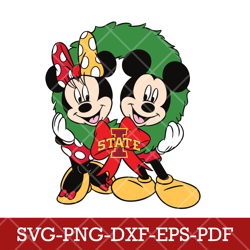 Iowa State Cyclones_mickey NCAA 4SVG Cricut, Mickey NCAA Team SVG DXF EPS PNG Files