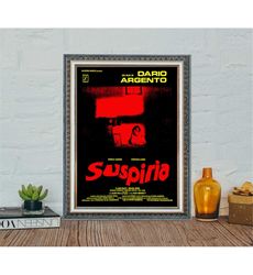 Suspiria Movie Poster, Classic Horror Movie Suspiria Poster,