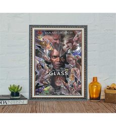 GLASS Movie Poster, James McAvoy Classic Vintage Movie