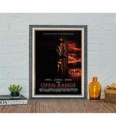 Open Range Movie Poster, Classic Movie Open Range
