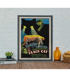 The Black Cat (1934) Movie Poster, The Black
