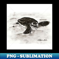 baby turtle - decorative sublimation png file - perfect for personalization