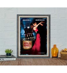 Moulin Rouge! (2001) Movie Poster, Nicole Kidman Classic
