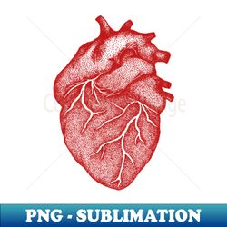 Illuminating Heart x Red - Premium PNG Sublimation File - Unleash Your Creativity