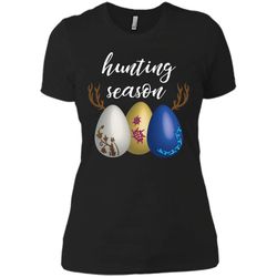 Hunting season Easter egg shirt Next Level Ladies Boyfriend Tee