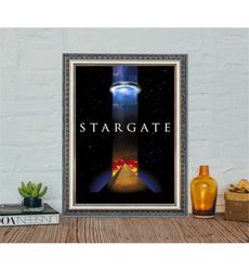 Stargate (1994) Movie Poster, Stargate Classic Vintage Poster,