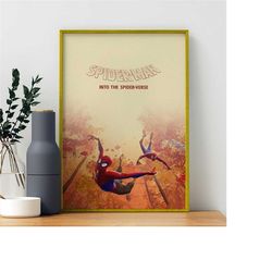 Spider-Man: Into the Spider-Verse movie Poster, Advertising Poster, Movie Poster Print(No Frame)