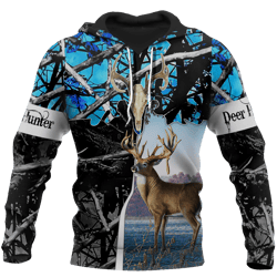 Beautiful Deer Hunting Camo 3D All Over Print | Unisex | Adult Unisex 3D Hoodie T Shirt Plus Size S-5Xl