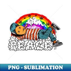 PEACE - Instant Sublimation Digital Download - Unleash Your Inner Rebellion