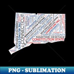Connecticut Adventures - Elegant Sublimation PNG Download - Perfect for Sublimation Mastery