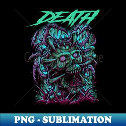 DEATH BAND - PNG Transparent Sublimation File - Unleash Your Inner Rebellion