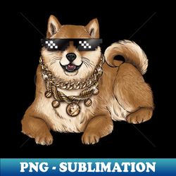 Doge Sunglasses - Modern Sublimation PNG File - Add a Festive Touch to Every Day