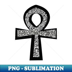 Hieroglyphic Key Of Life Ankh - Unique Sublimation PNG Download - Create with Confidence