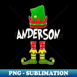 Anderson Elf - Retro PNG Sublimation Digital Download - Unleash Your Creativity