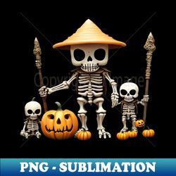 The Skeleton Tribe - Elegant Sublimation PNG Download - Fashionable and Fearless