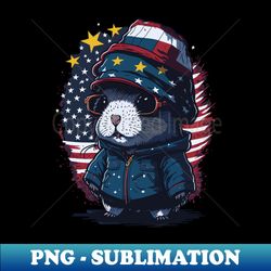 Patriotic Guinea Pig - Exclusive Sublimation Digital File - Perfect for Sublimation Mastery