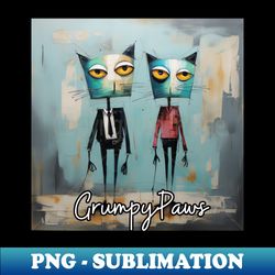 Grumpy Paws - Premium PNG Sublimation File - Instantly Transform Your Sublimation Projects