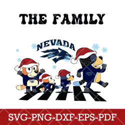 Nevada Wolf Pack_NCAA Bluey 3NCAA Cut File Vector, Cricut, Silhouette , Clipart Svg Png Dxf Eps  Pdf file