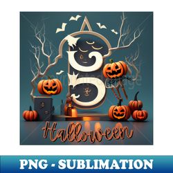 Halloween Pumpkin 3 - Sublimation-Ready PNG File - Bring Your Designs to Life