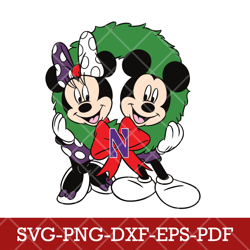 Northwestern Wildcats_mickey NCAA 4SVG Cricut, Mickey NCAA Team SVG DXF EPS PNG Files