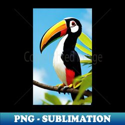 toucan art - Digital Sublimation Download File - Vibrant and Eye-Catching Typography