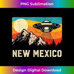 New Mexico UFO Alien Spaceship Mountains Retro Hiking - Bespoke Sublimation Digital File - Customize with Flair