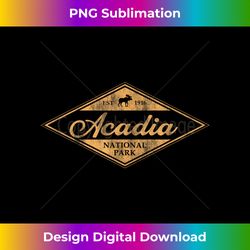Retro Acadia National Park Maine Mens Womens Kids Hiking - Deluxe PNG Sublimation Download - Tailor-Made for Sublimation Craftsmanship