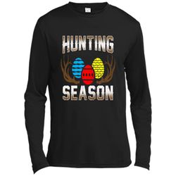 Hunting Season- Funny Easter Egg Hunting Tshirt Gift Apparel Long Sleeve Moisture Absorbing Shirt
