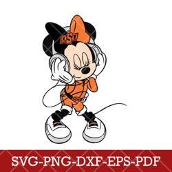 Oklahoma State Cowboys_mickey NCAA 7SVG Cricut, Mickey NCAA Team SVG DXF EPS PNG Files