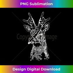 Funny Deer Head Hand Horns Rock And Roll Band Hunter Outfit Tank Top - Luxe Sublimation PNG Download - Infuse Everyday with a Celebratory Spirit