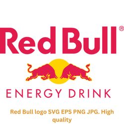 Red Bull logo SVG EPS PNG JPG. High quality