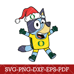 Oregon Ducks_NCAA Bluey 12NCAA Cut File Vector, Cricut, Silhouette , Clipart Svg Png Dxf Eps  Pdf file
