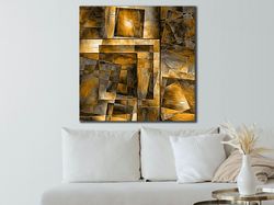 modern canvas art print, brown painting on canvas, wall art, print wall art, home gifts, abstract canvas painting, home