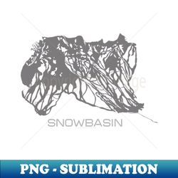 Snowbasin Resort 3D - Digital Sublimation Download File - Bold & Eye-catching