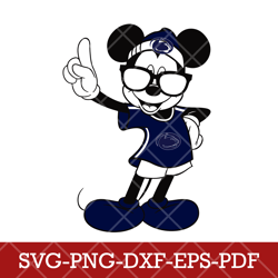 Penn State Nittany Lions_mickey NCAA 2SVG Cricut, Mickey NCAA Team SVG DXF EPS PNG Files
