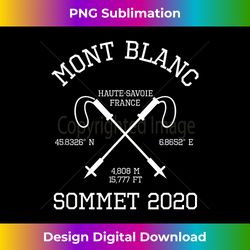 Escalader Le Summet De Mont Blanc 2020 Hiking - Innovative PNG Sublimation Design - Reimagine Your Sublimation Pieces