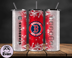 Boston Red Sox Png,Christmas MLB Tumbler Png , MLB Christmas Tumbler Wrap 42