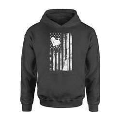 Hunting Shirt With American Flag 4Th July, Shotgun Hunting Shirt, Turkey Hunting Shirt, Gifts For Hunters D05 Nqs1338 &8