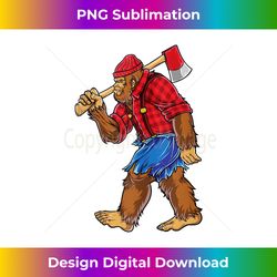 Bigfoot Lumberjack Men Funny Woodworking Sasquatch Lover Tank Top - Sophisticated PNG Sublimation File - Animate Your Creative Concepts