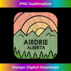 airdrie canada mountain logo airdrie alberta canada tank top - sophisticated png sublimation file - animate your creative concepts